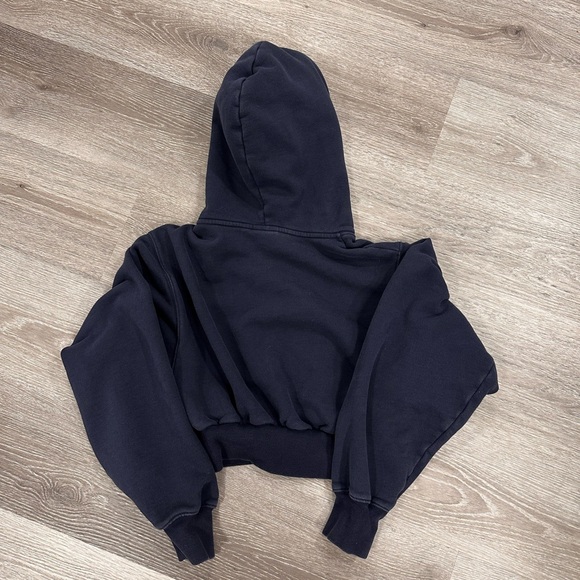 TNA Cozy Black Fleece Hoodie - Picture 4 of 5